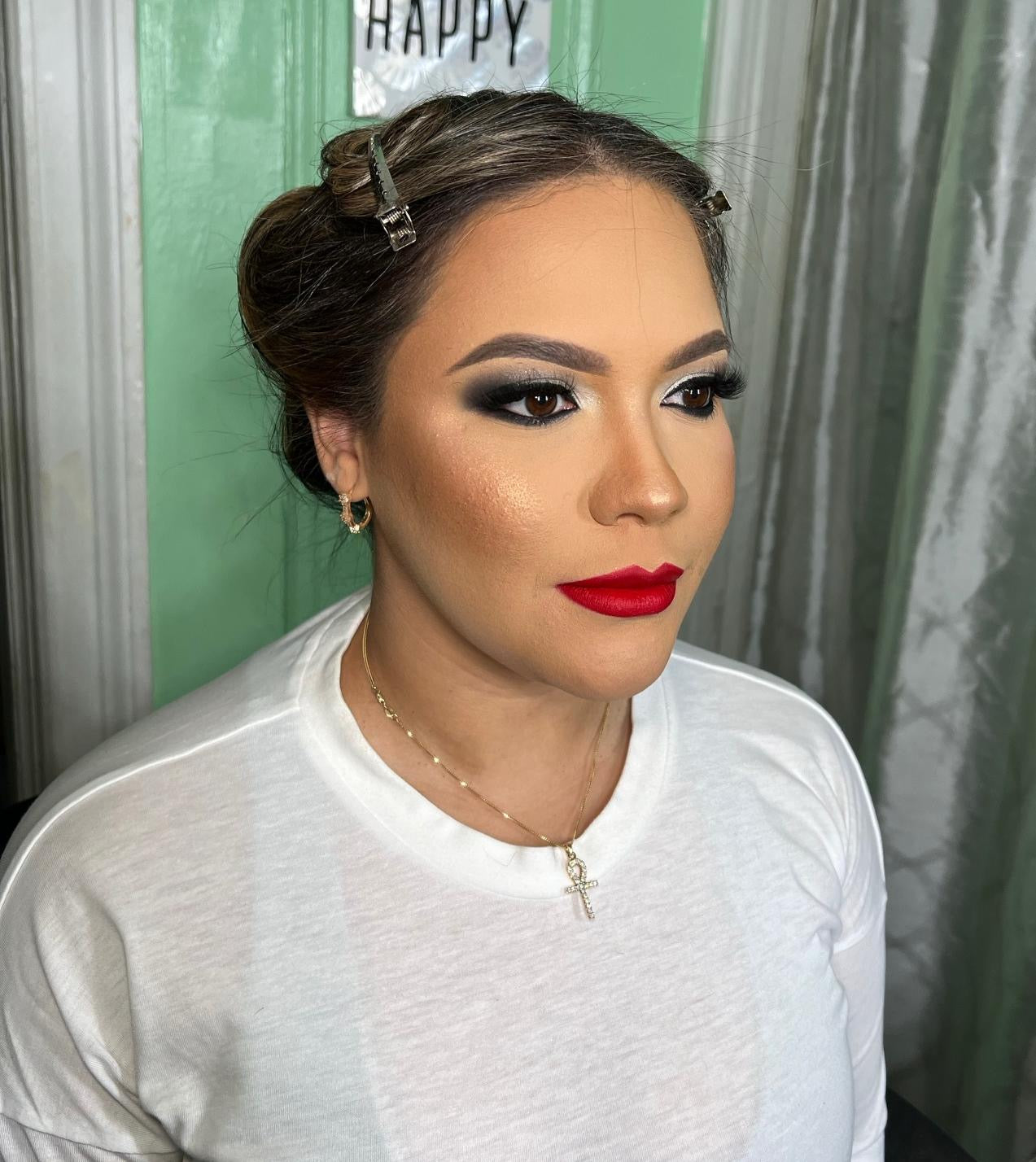 Black & Silver dramatic Glam Look